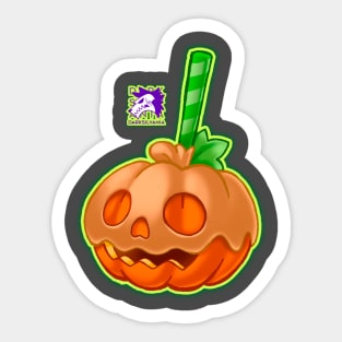 Carameled Pumpkin Sticker